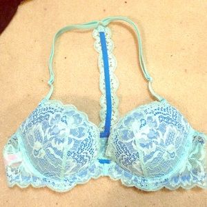 Lovely blue VS push-up bra!
