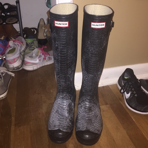 Tall Hunter rain boots