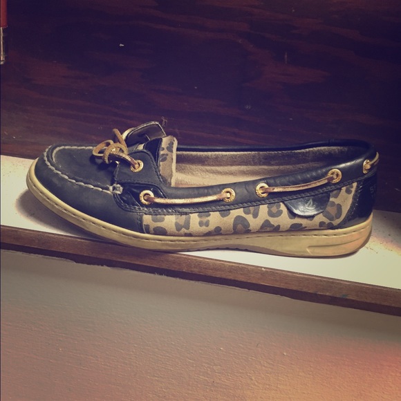 Leopard print Sperry Top-Siders