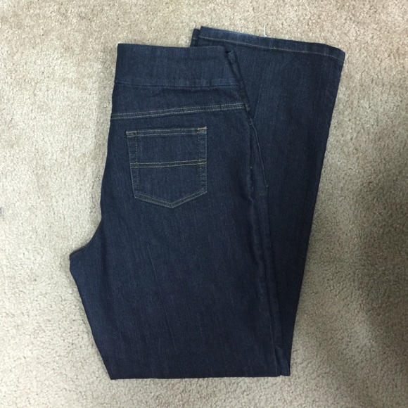 Denim boot cut jeans