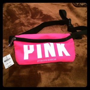 PINK VS fanny pack with sunglasses