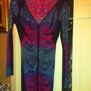 Casual/dressy black with great colorful details