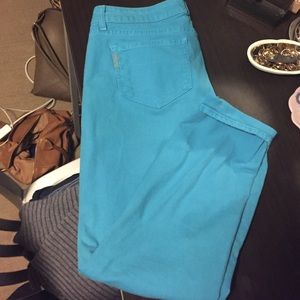 Light blue skinny jeans