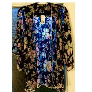 Forever 21 Beautiful Navy Kimono