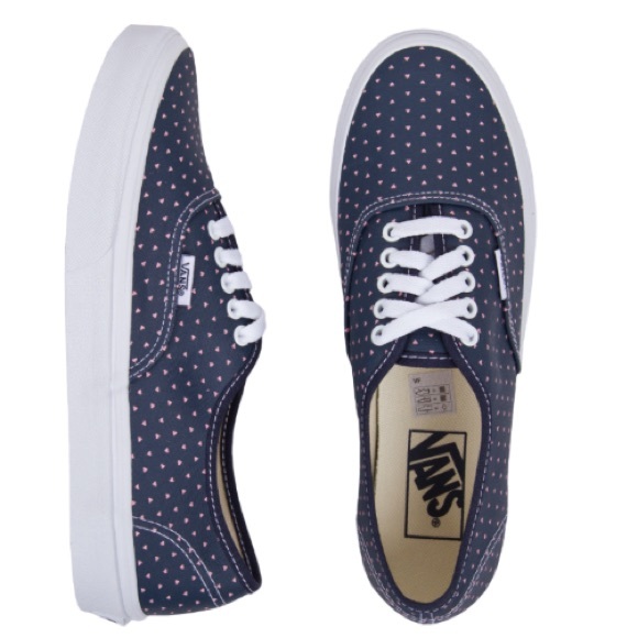 VANS AUTHENTIC SLIM MICRO HEARTS WOMENS SHOES