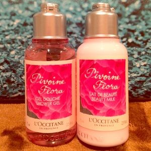 L'OCCITANE shower gel and beauty milk