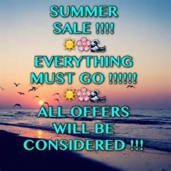 All summer items on sale!