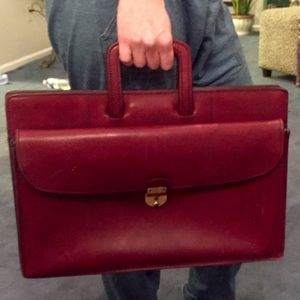 Vintage Schlesinger Brothers Leather Briefcase