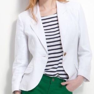 NWOT - White linen blazer