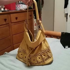 yellow purse
