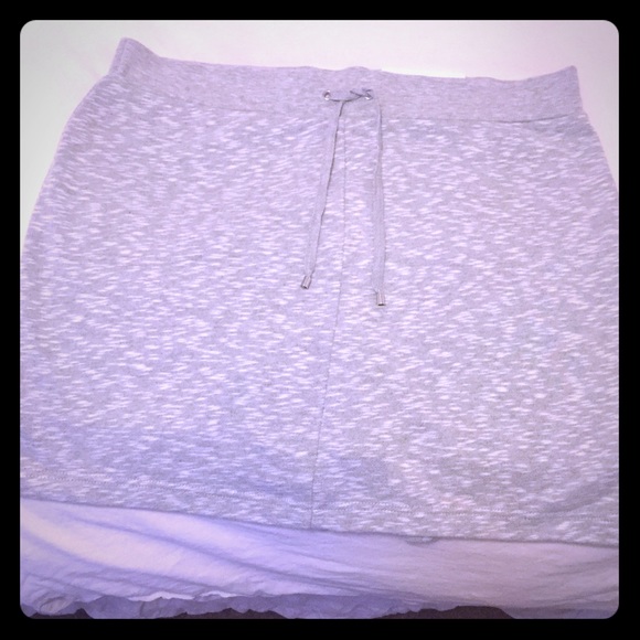 Grey athletic skort