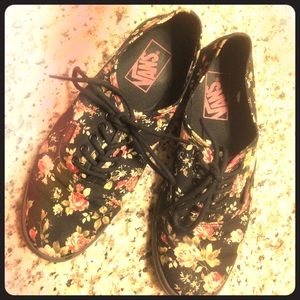 Floral Vans