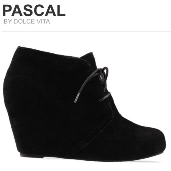 Dolce Vita Black Suede Booties- Pascal Oxford DV