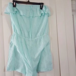 Strapless light weight romper