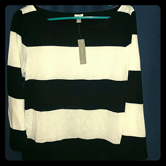 J.CREW Stripe Long Sleeve Shirt