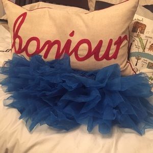 Bright blue tutu