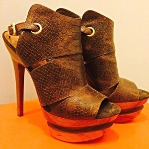 Jessica Simpson Slingback Platform Heels
