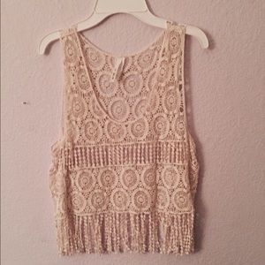 Xi Crochet Top