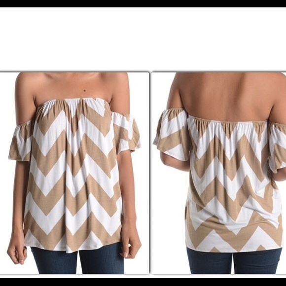 chevron print top