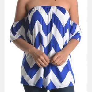 chevron print top