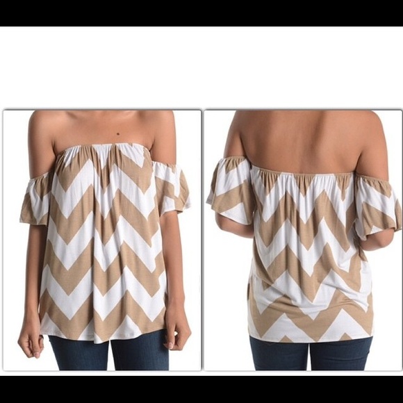 chevron print top