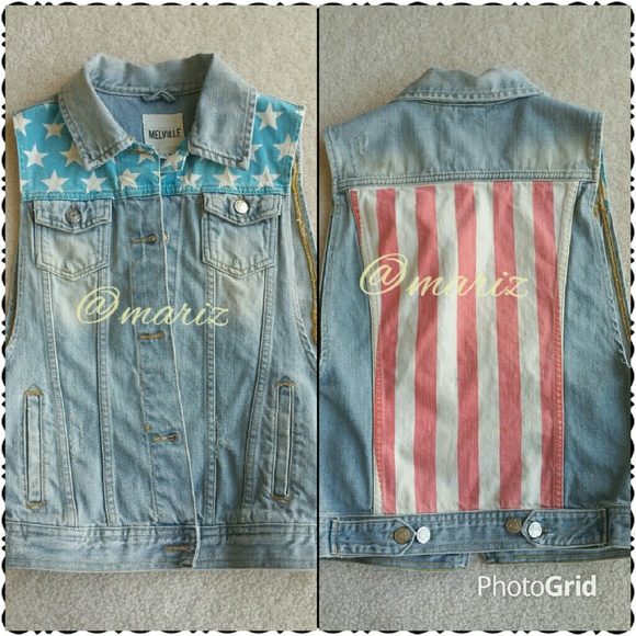 FLASH SALE!  Brandy Melville sleeveless jacket - Picture 3 of 4