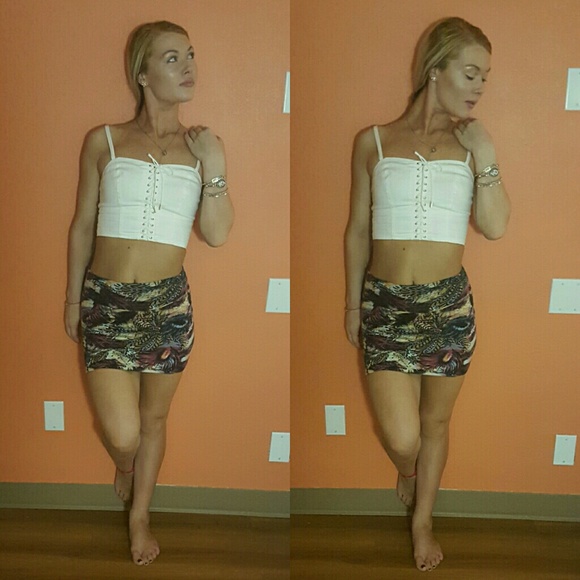 Printed skirt