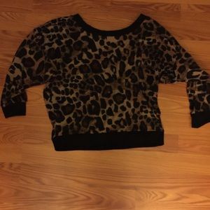 Cheetah printed sweater