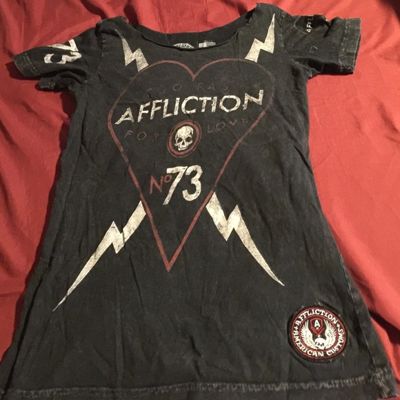 Women's affliction shirt
