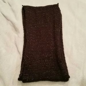 Dark purple sparkle scarf