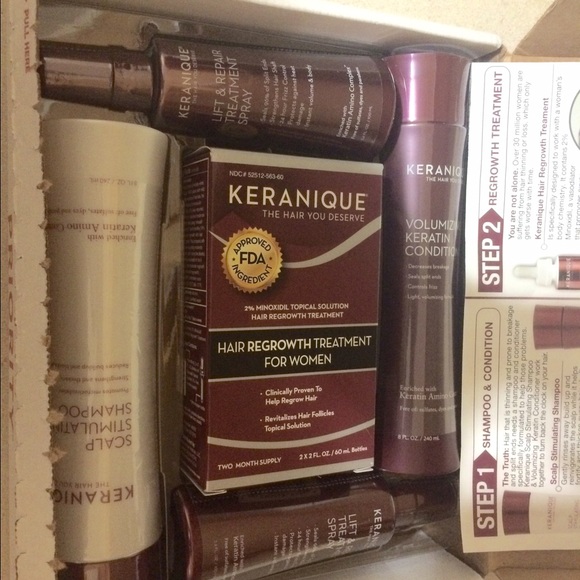 Keranique 3 steps solutions