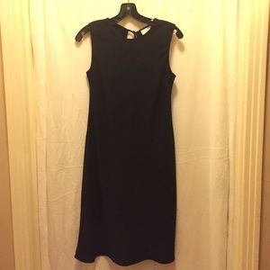 Ann Taylor LOFT sleeveless  classic Black Dress