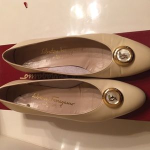 Ferragamo heels.
