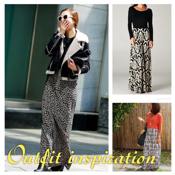Maxi Skirt/Strapless Dress