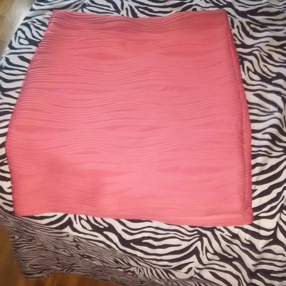 Pink fancy wet seal skirt