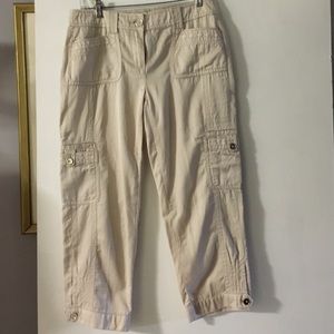 Capri khaki pants a must have staple piece.