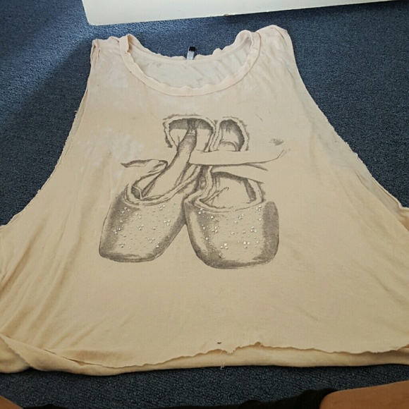 Cream Muscle Tee