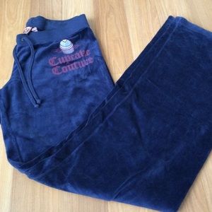 velour tracksuit pants