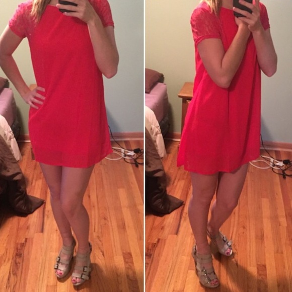Emily Rose Boutique Dresses & Skirts - ❣ 🎉HP 1/17/16🎉Red Shift Dress