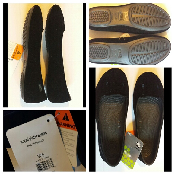 *SOLD* Black Winter Women's Flats NWT Sz:W5 - Picture 4 of 4