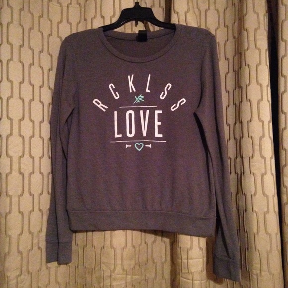 Young and Reckless long sleeve crew