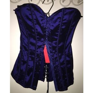 Brand new Royal Blue corset top
