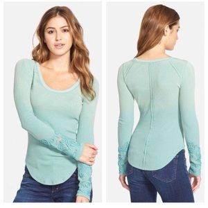 Free People Masquerade Cuff Henley