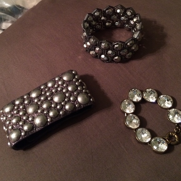 Set of three bracelets