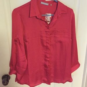 NWT pink button down!