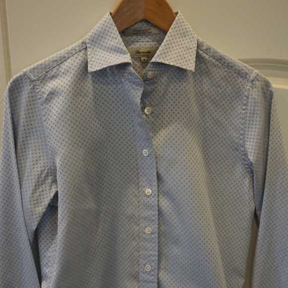 Faconnable Light Blue Classic Button Down