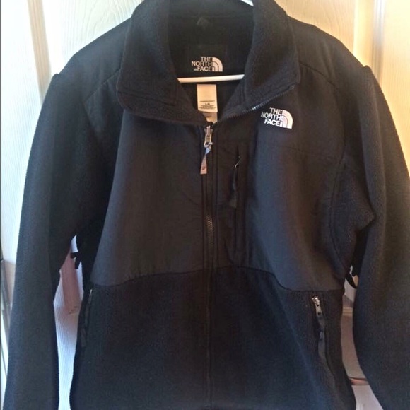 Women's North Face Denali Black Jacket ~ Size Lg.