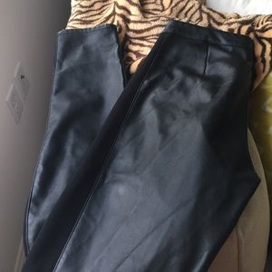 Faux leather pants by H &M