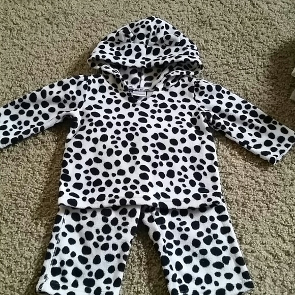 Baby Girl Fleece Outfit 9 Months