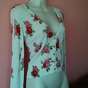 Very cute floral cardigan